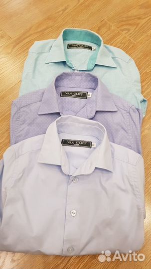 Рубашки для школы van cliff