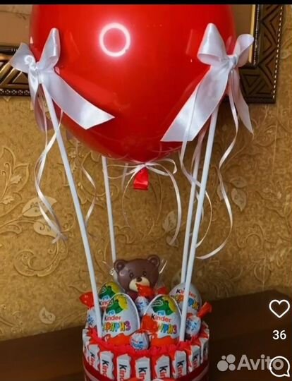 Сладкие букеты из конфет