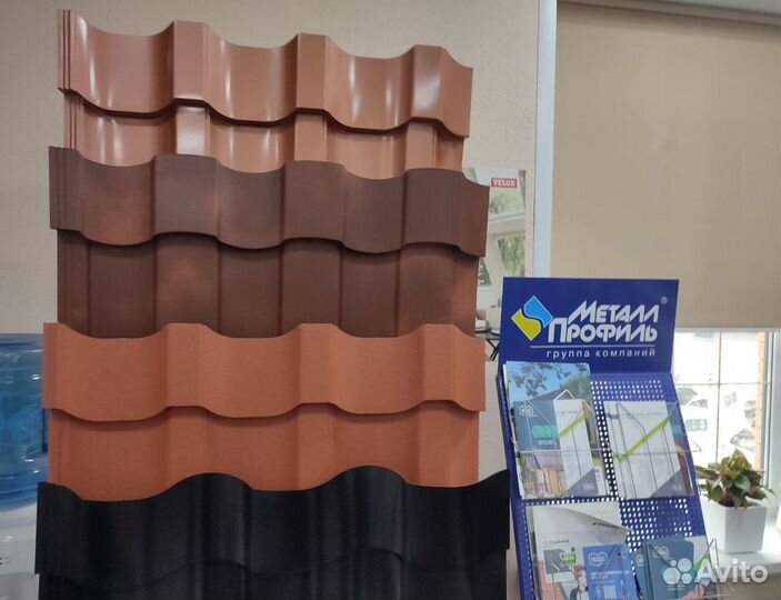 Металлочерепица с уникальным дизайном и цветами