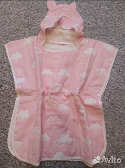 Полотенце- пончо с капюшоном