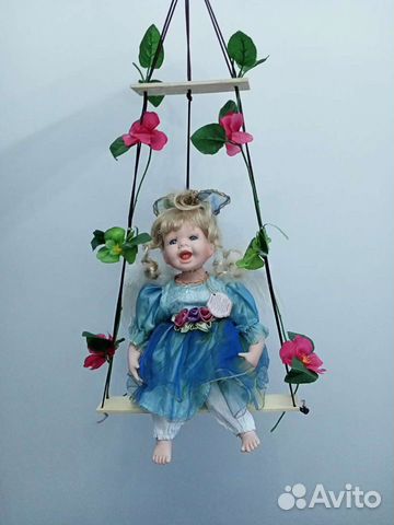 Кукла из керамики коллекционная