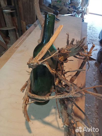 Эксклюзив. Немецкая бутылка в корневищах