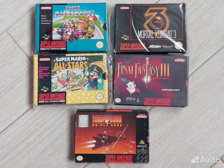 Игры snes Super Nintendo MK3 Mario