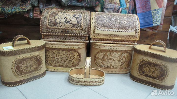 Хлебница из бересты