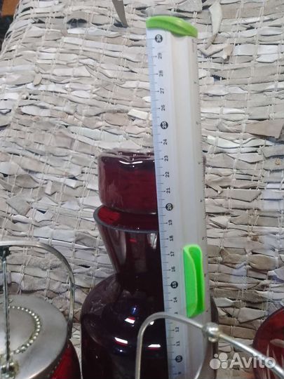 Рубиновое стекло. Советский быт. Винтаж