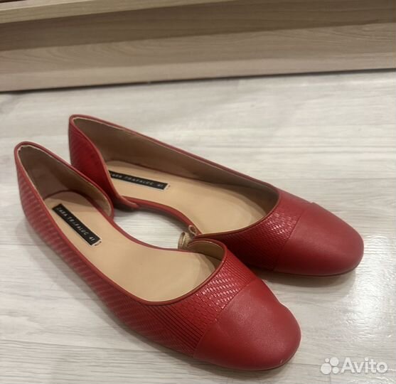 Балетки Zara оригинал р. 40,5 - 41 как новые