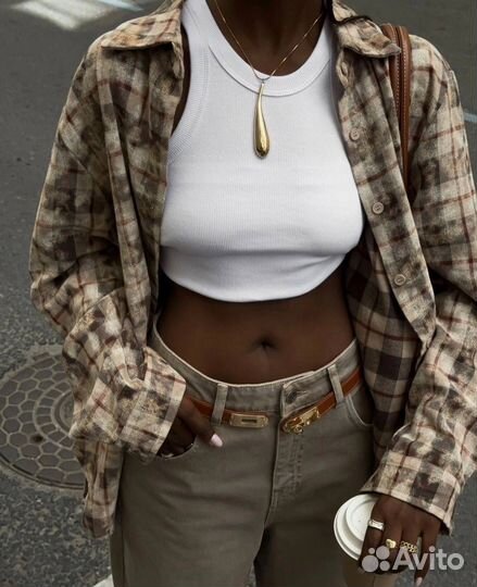 Винтажная рубашка женская