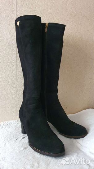 Сапоги женские натуральная замша