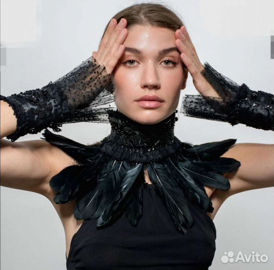 Воротник жабо