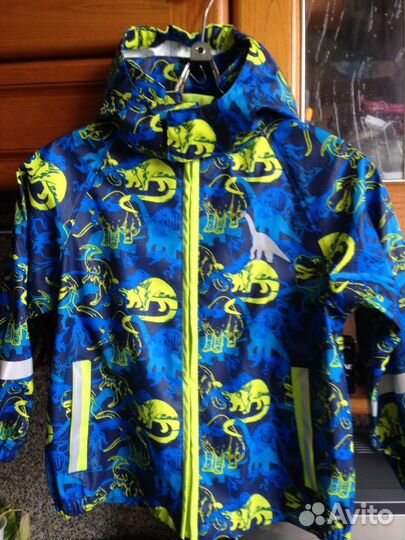 Куртка ветровка прорезиненая р 110