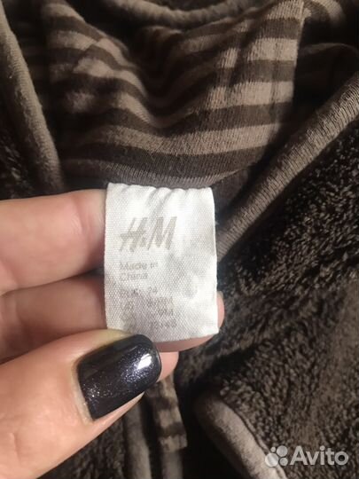 Плюшевый костюм H&M 6-9 мес