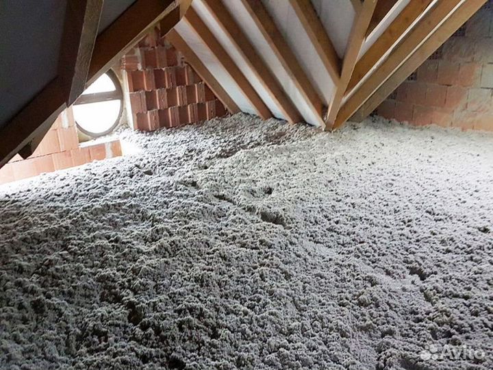 Утепление потолка
