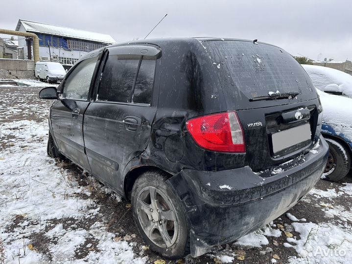 Hyundai Getz 1.4 AT, 2008, битый, 160 000 км