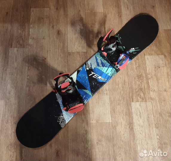 Сноуборд Termit 150 с креплением Black Fire