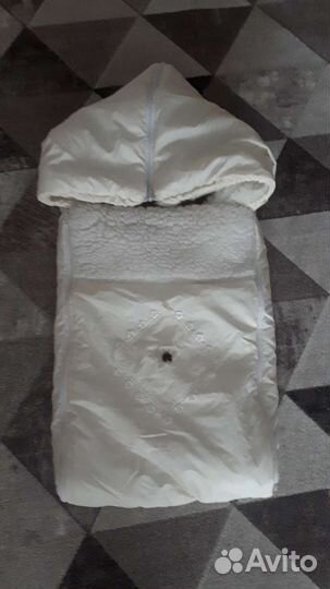 Конверт зимний для малыша 0-6мес