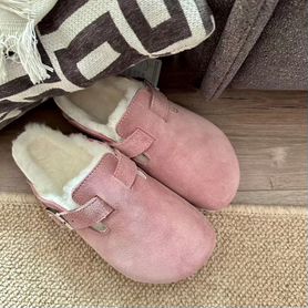 Birkenstock сабо тапочки женские мужские с мехом