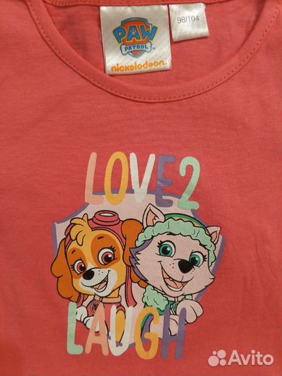 Футболки для девочки размер 98/104