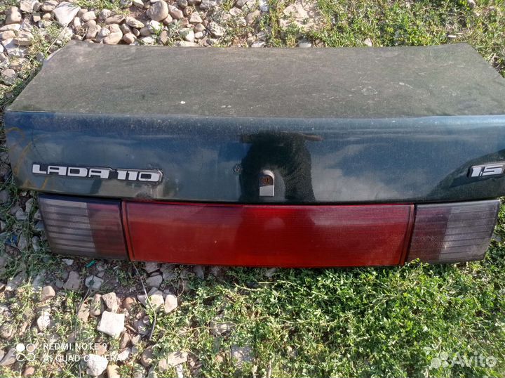 Крышка багажника на ваз 2110 зеленый цвет бу