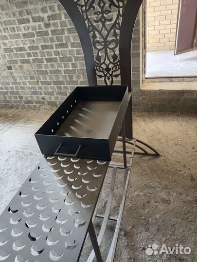 Мангал с крышей