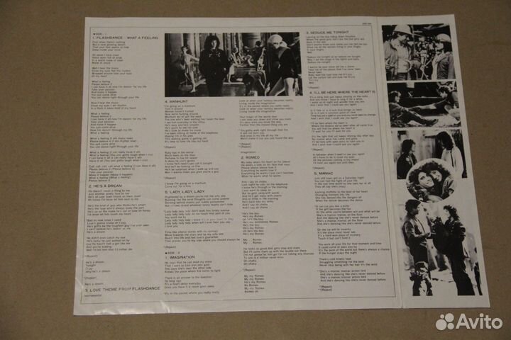 Various - ''Flashdance'' OST 1983 LP (Japan)