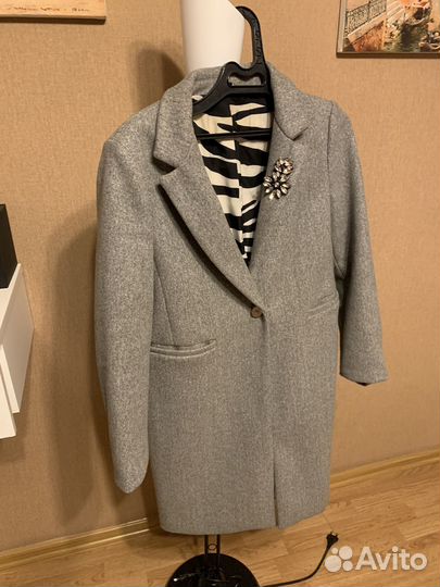Пальто женское демисезонное 44 46