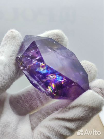 Аметрин ограненный камень сувенир
