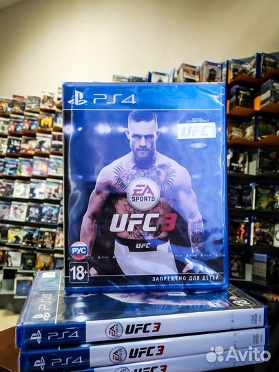 Игра на диске UFC 3 Playstation 4