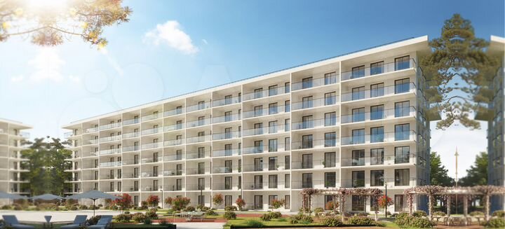 Апартаменты-студия, 40,1 м², 5/7 эт.