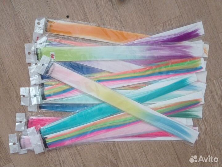 Цветные пряди для волос