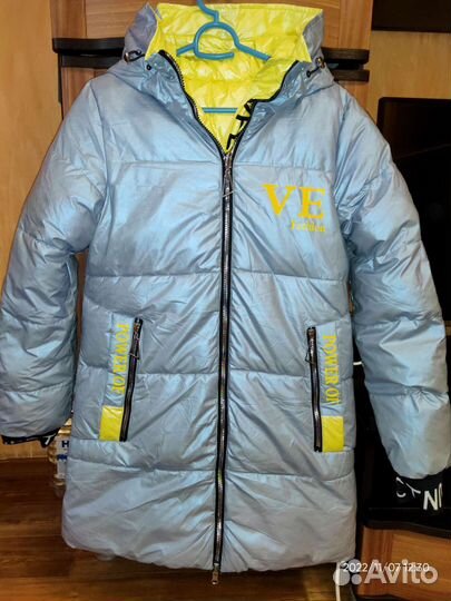 Пуховик для девочки 164р