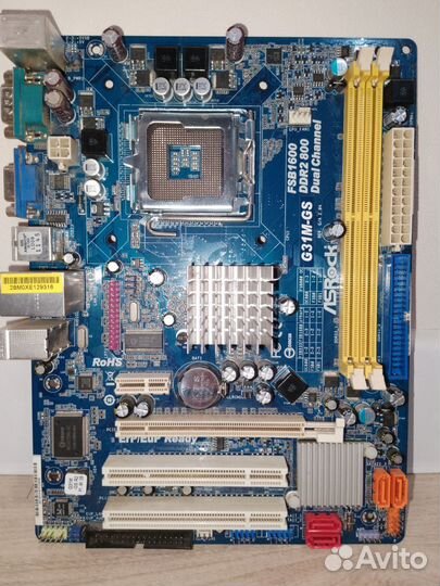 Материнская плата ASRock G31M-GS + 4 gb озу