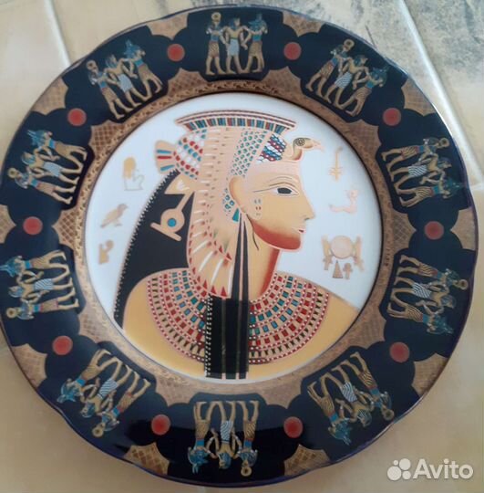 Большая декоративная тарелка Египет