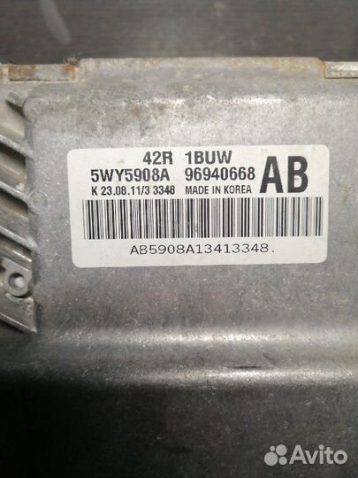 Блок управления двигателем Daewoo Nexia K32 F16D3