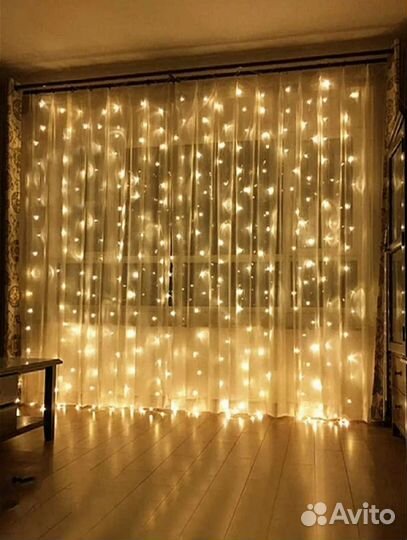 Гирлянда шторы