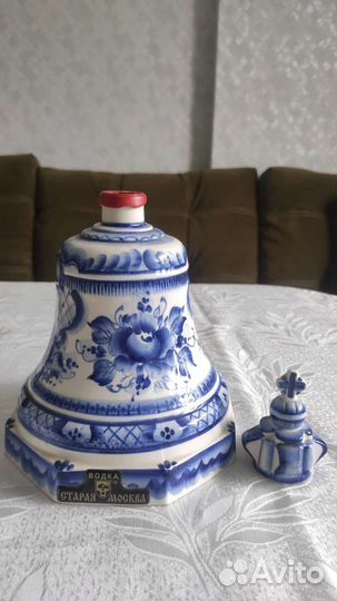Штоф колокол Гжель
