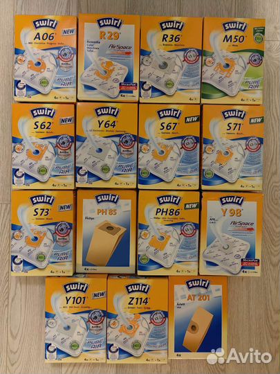 Swirl Y 98/5 AirSpace пылесборники для пылесосов