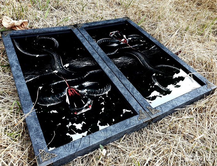 Нарды со стеклом