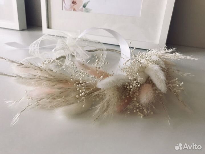 Венок на голову из цветов