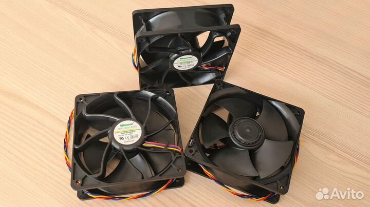 Новый Мощный Вентилятор 120мм 1.85A 4pin 6500об/м