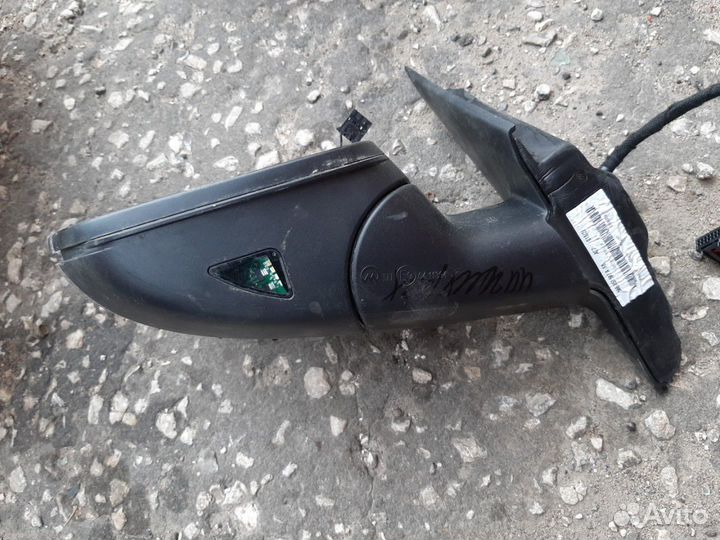 Зеркало левое 9конт шкода кодиак