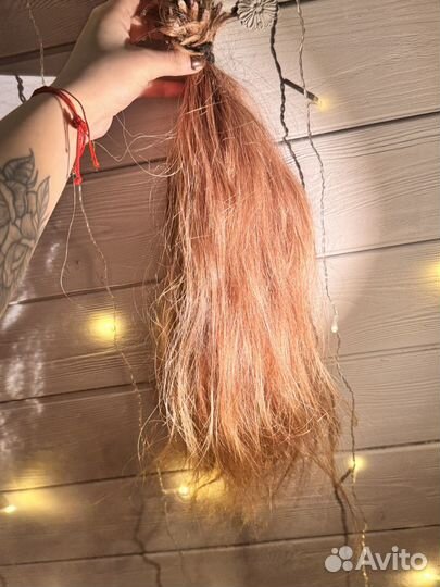 Волосы для наращивания 60 см премиум качество