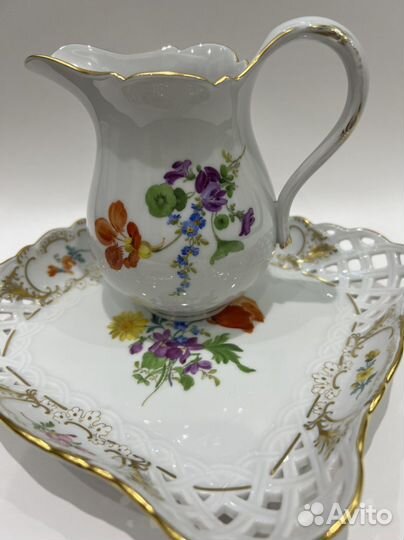 Мейсон блюдо, молочник