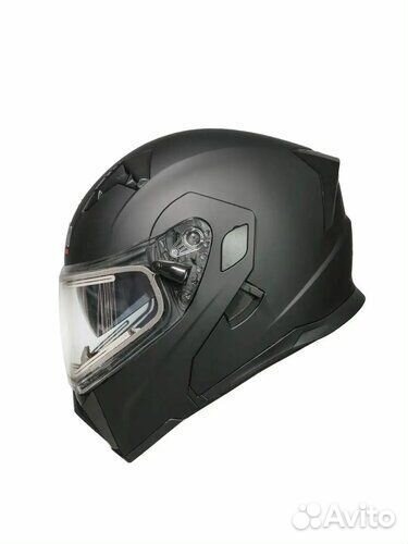 Снегоходный шлем с электроподогревом визора