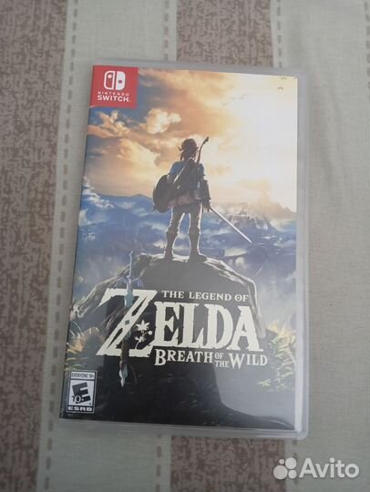 Nintendo switch Zelda Ботва картридж