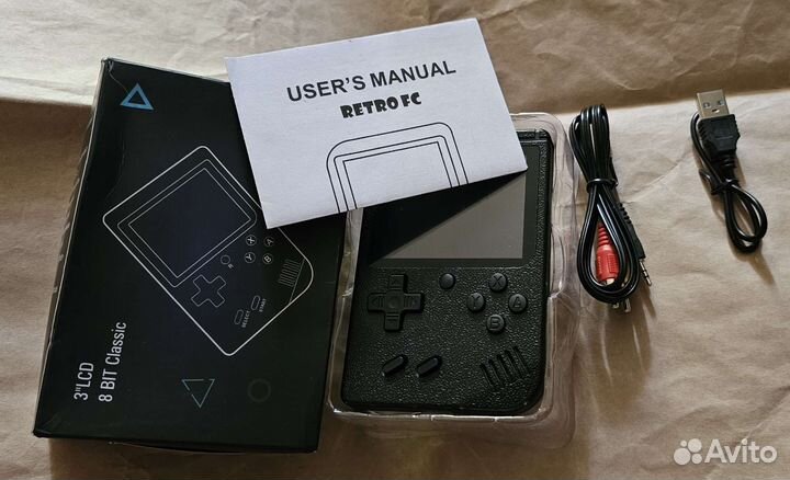 Игровая приставка 8 bit - 400 игр экран LCD новая