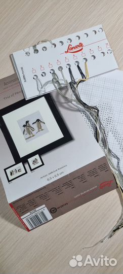 Схема для вышивания Lanarte Три пингвина