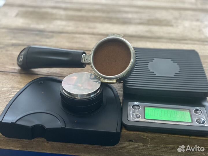 Пуш темпер 58, весы бариста, коврик темперовочный