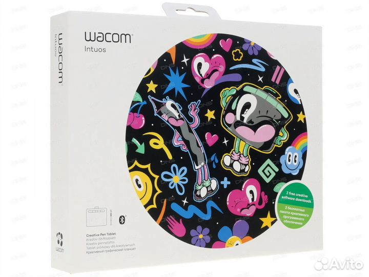 Графический планшет Wacom Intuos S Bluetooth