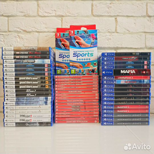 Игры Оптом PS4 / PS5 / Nintendo пак для Евгения