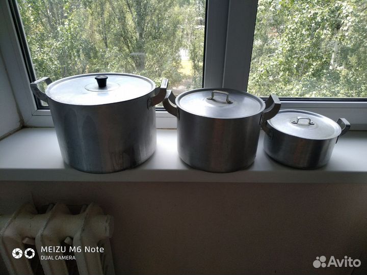 Кастрюля алюминиевая